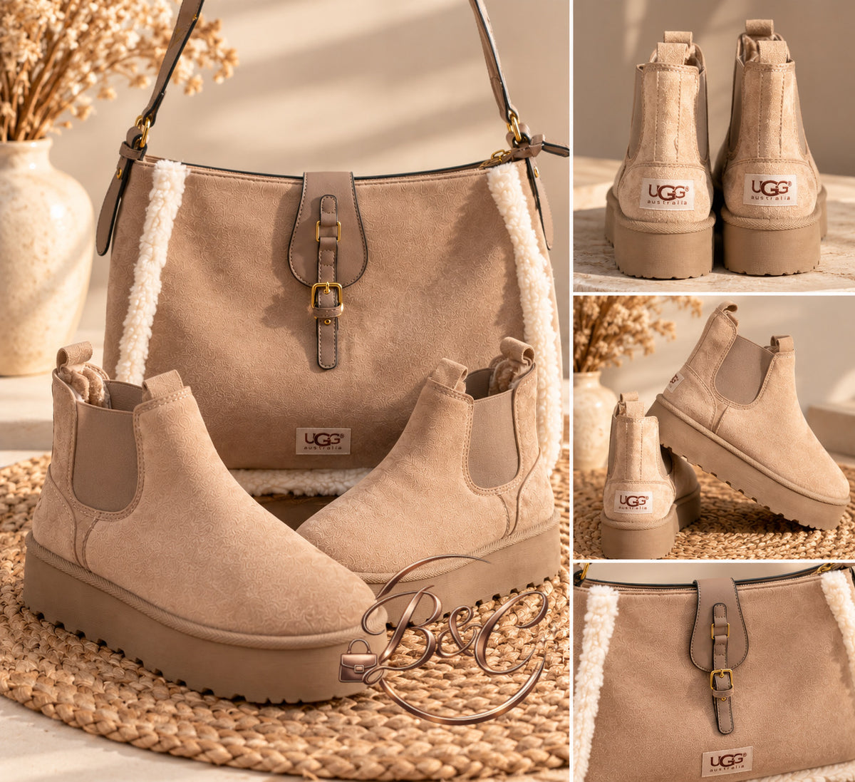 Conjunto bolso + bota