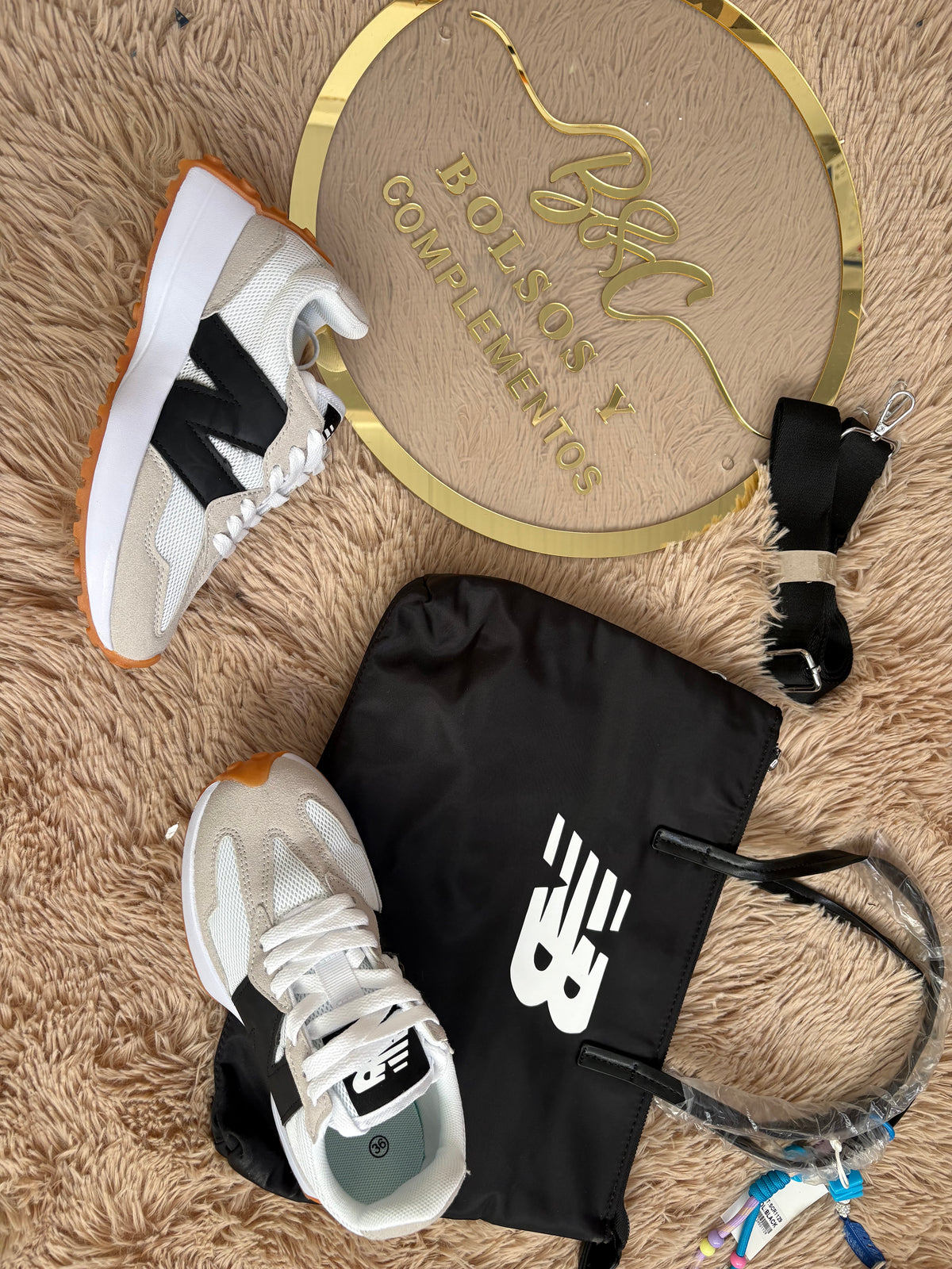 Conjunto bolso +zapatilla
