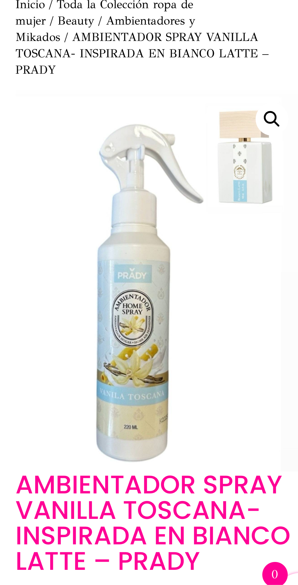 Spray Home inspiración blanco late