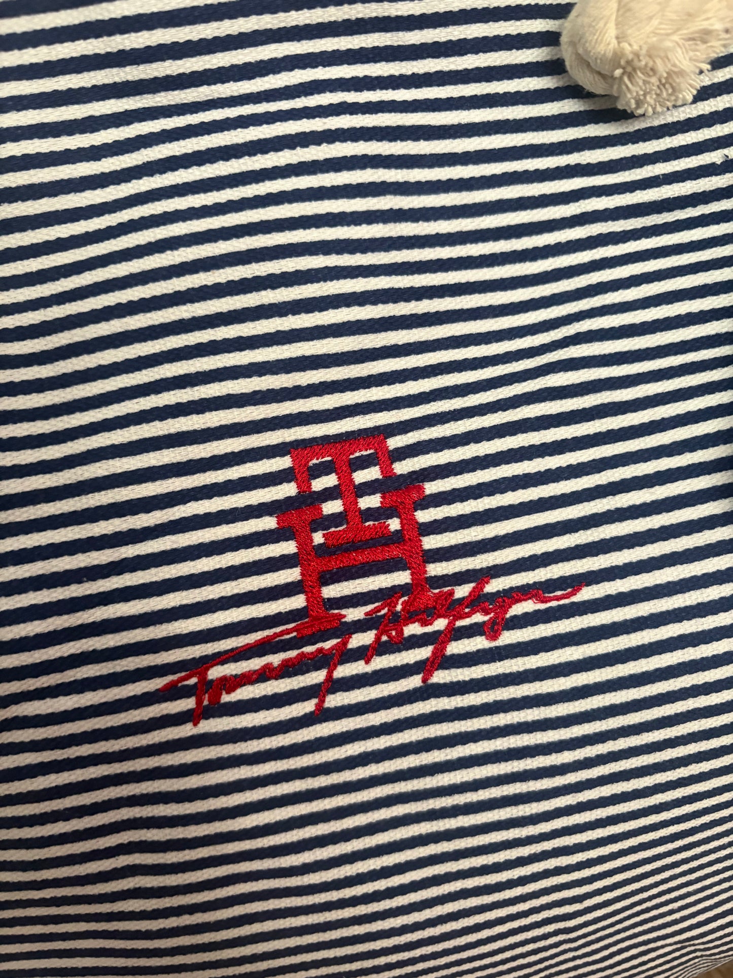 Bolso de playa bordado Tommy H