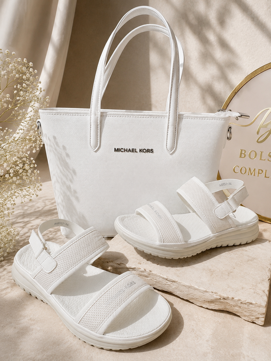 Conjunto bolso + sandalias