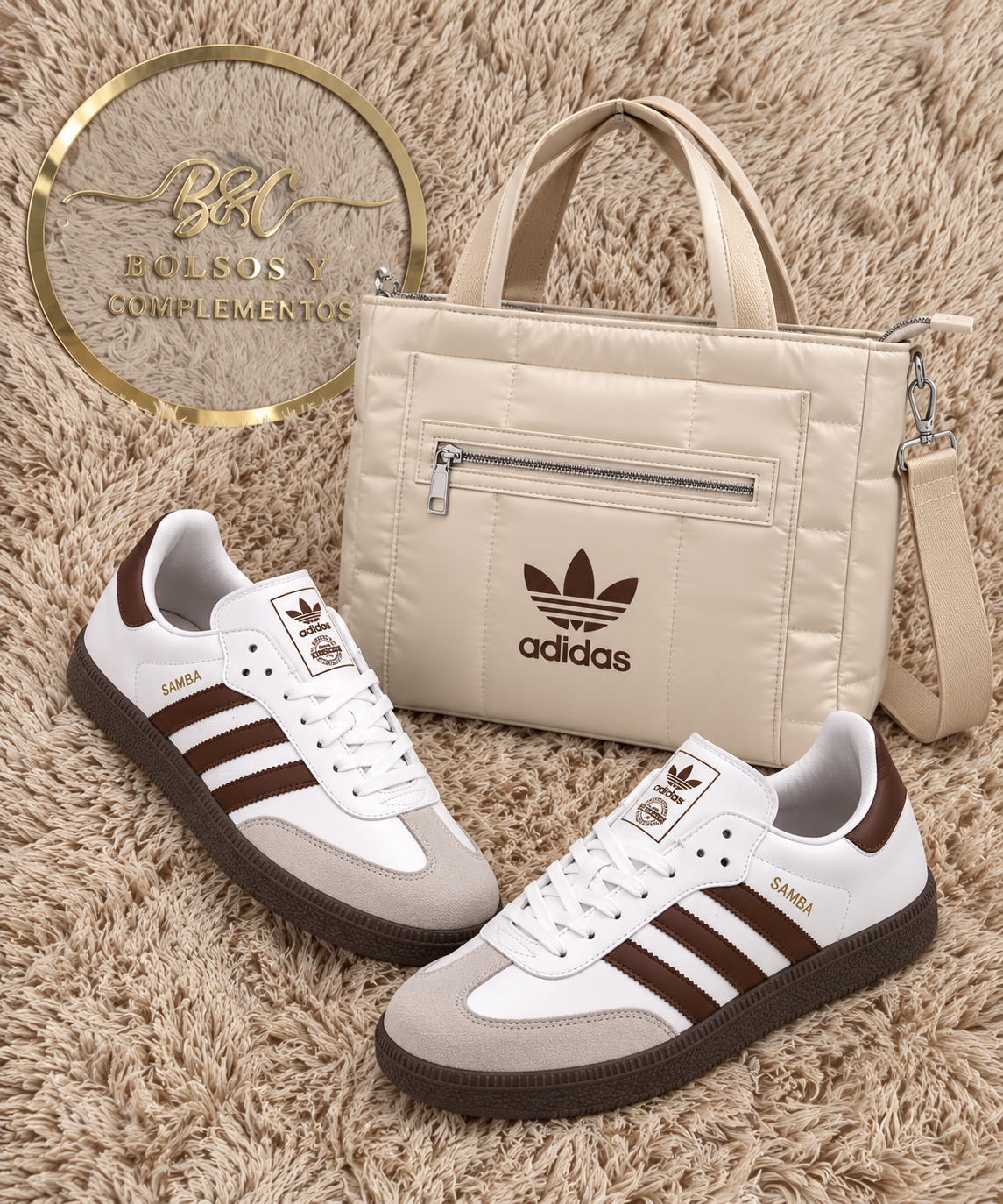 Conjuto bolso + zapatilla