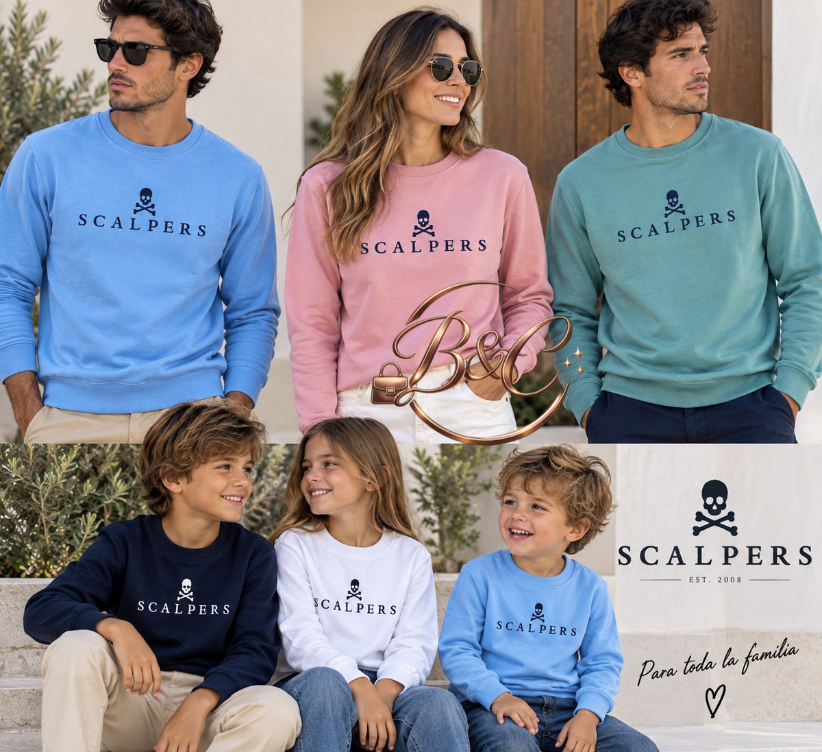 Sudadera para toda la familia
