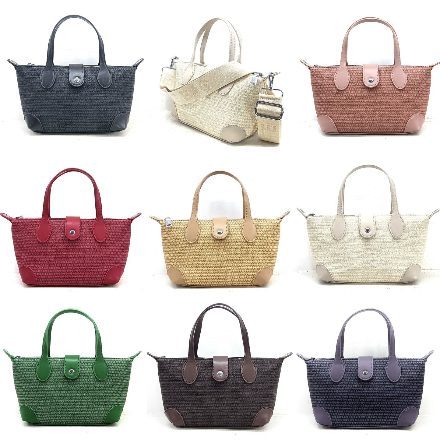 Bolso rafia bolso rafia tamaño mediano
