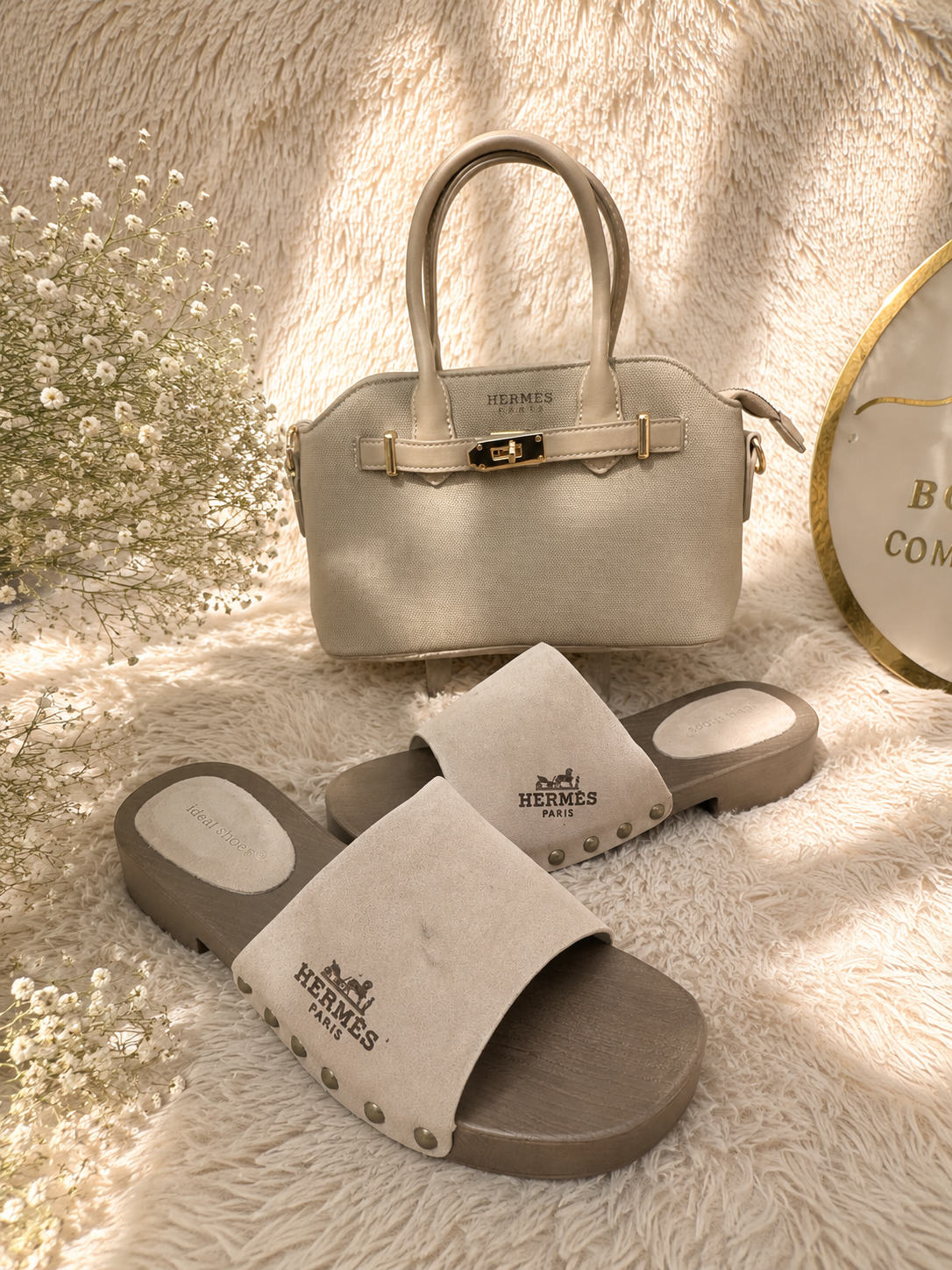 Conjunto bolso + sandalias