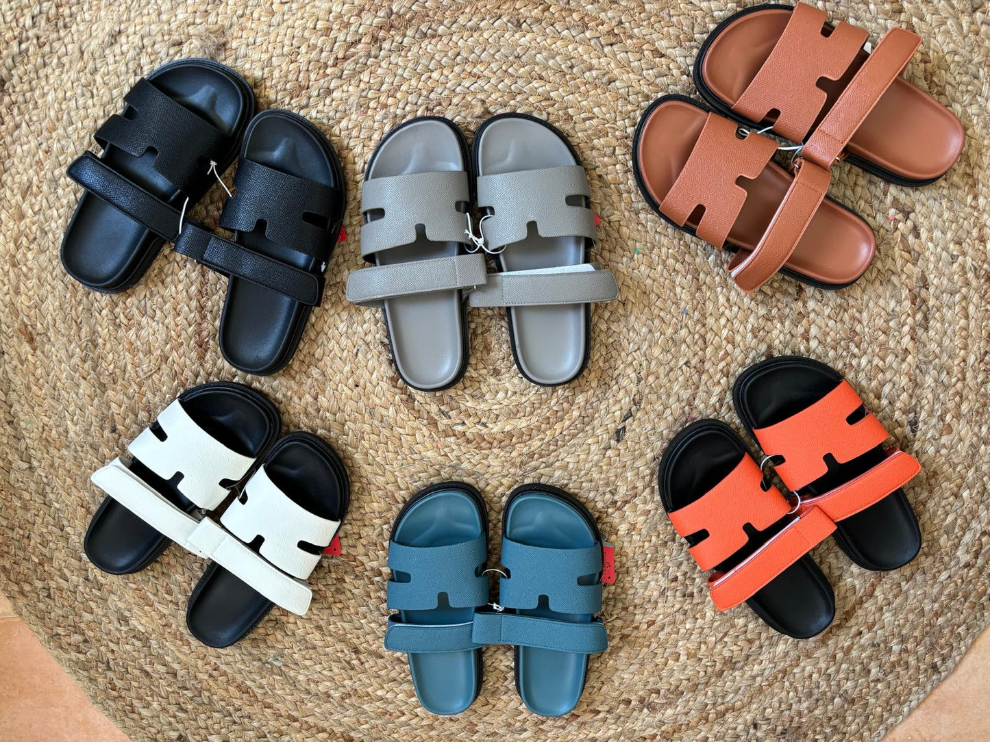 Chanclas inspiración Hermes