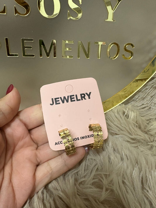 Pendientes osos acero