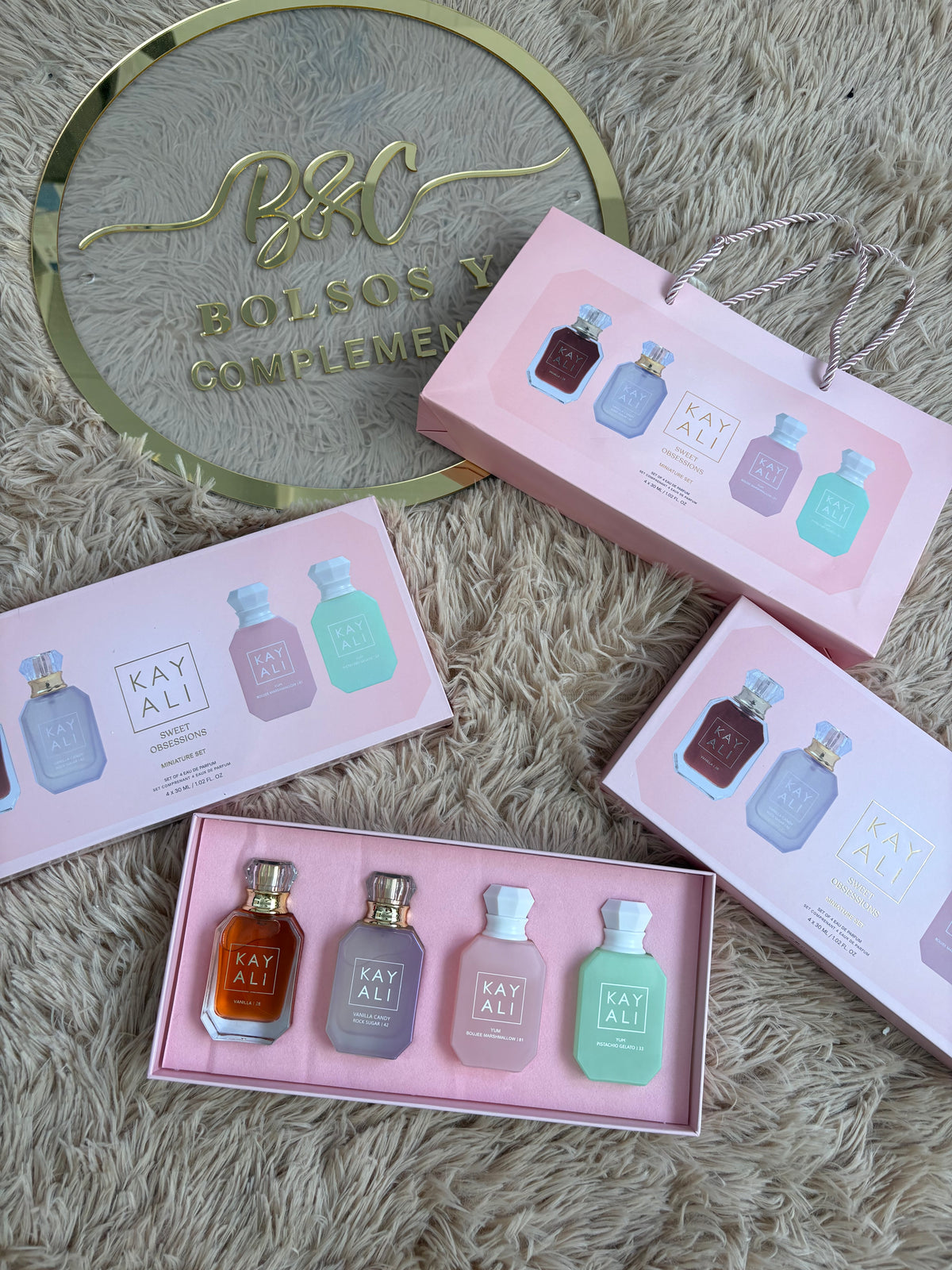 Set perfumes incluye bolsa para regalo