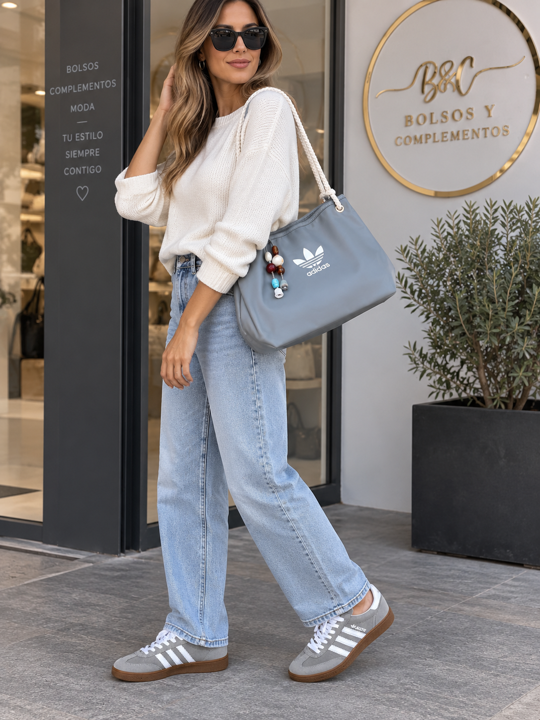 Conjunto bolso +zapatillas