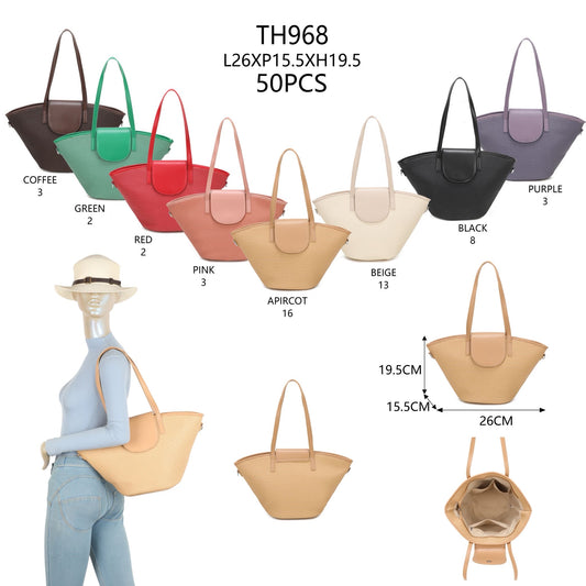 Bolsos rafia abanico