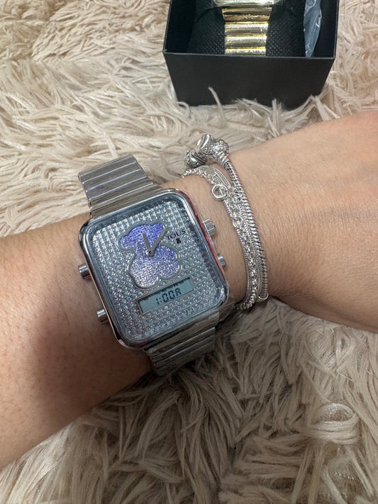 Reloj oso plata