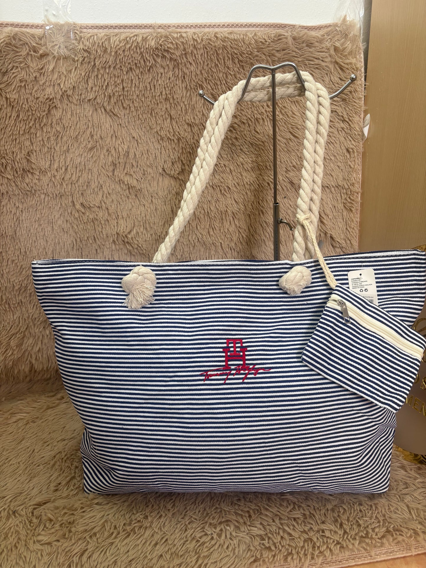 Bolso de playa bordado Tommy H