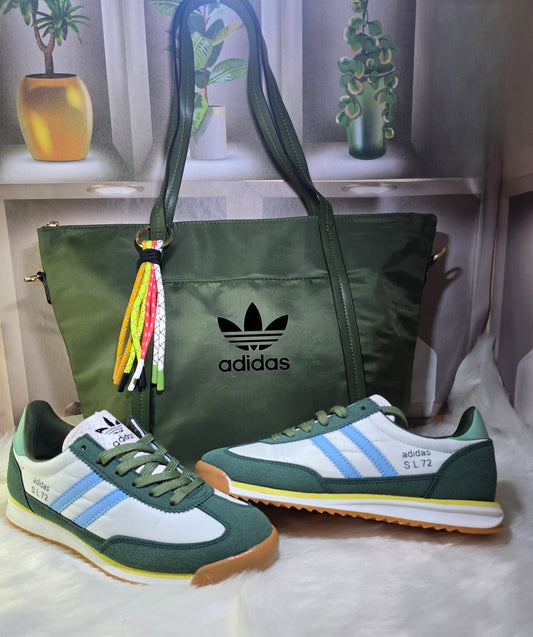 Zapatilla verde