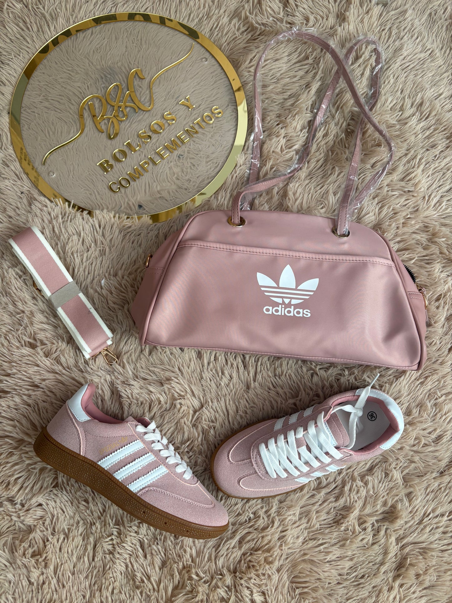 Conjunto bolso + zapatillas