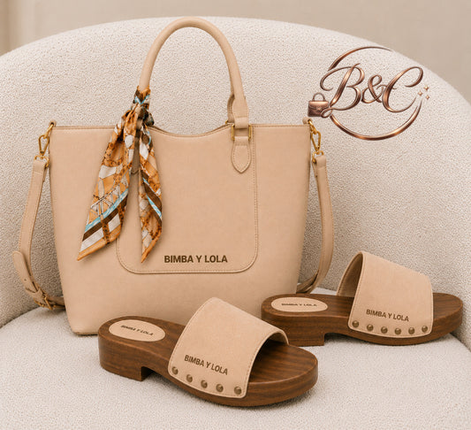 Conjunto bolso +sandalia