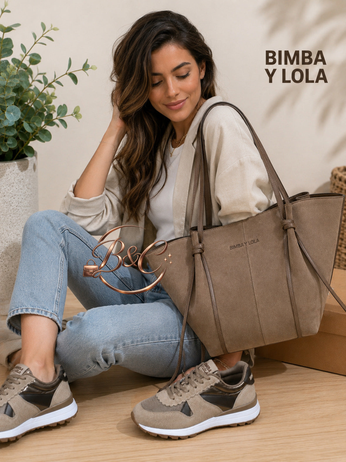 Conjunto bolso + zapatilla