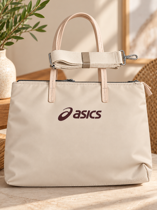 Bolso Asics beige