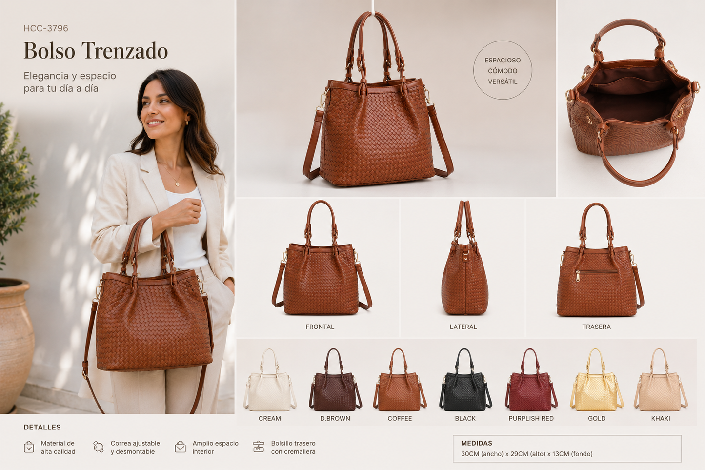 Bolso trenzado